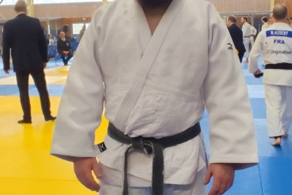 Benoît au Tournoi International Vétérans Bourgogne Franche Comté Label Excellence