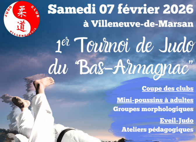 Image de l'actu 'Rendez-vous le samedi 07 février 2026 pour le 1er Tournoi du Bas Armagnac'