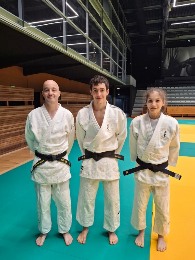 Image de l'actu 'Romane, Quentin et Dominique au stage de rentrée régional d'arbitrage'