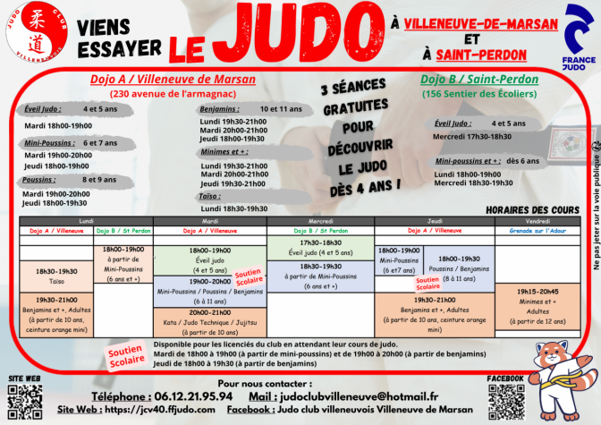 Image de l'actu 'Reprise des cours et nouveau cours de taïso'