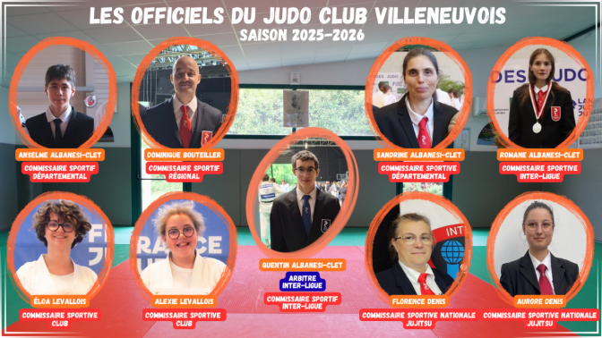 Image de l'actu 'Mise à l'honneur des officiels du Judo Club Villeneuvois'