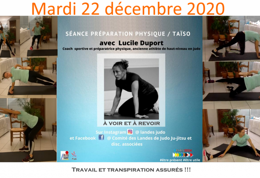 #CLJJ : Taïso à la maison par Lucile Duport - session 3