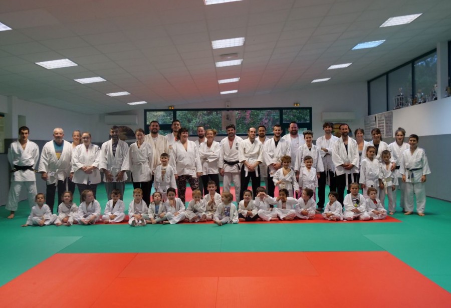 Cours parents/enfants au dojo de Villeneuve de Marsan 15/10/2024