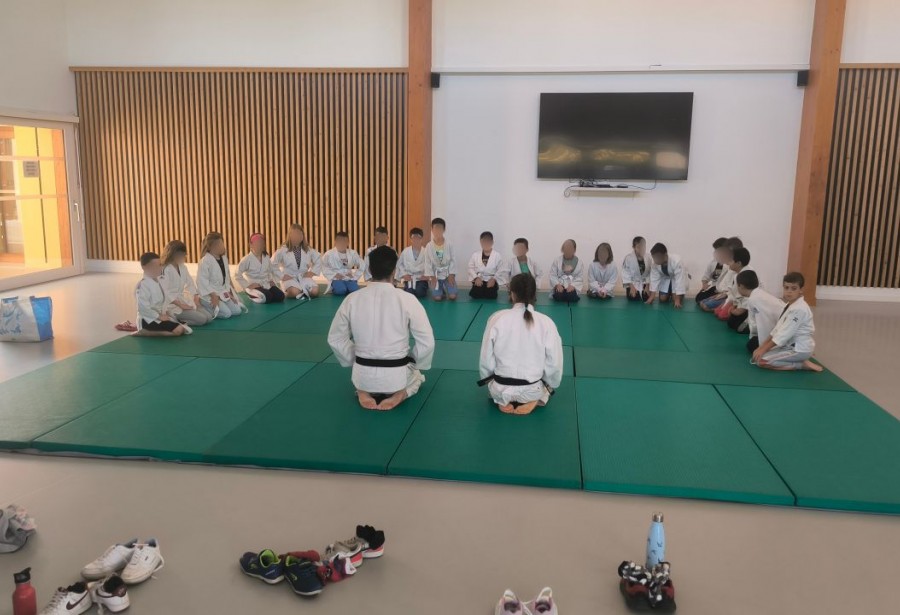 Initiation Judo au centre de loisirs de Villeneuve