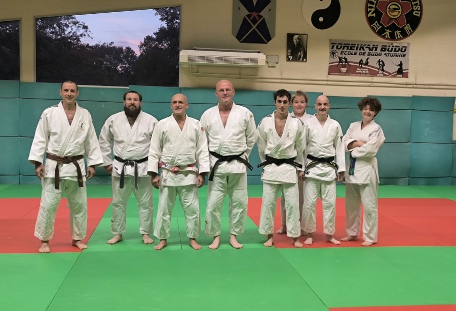 Entrainement de masse Judo Club Aturin
