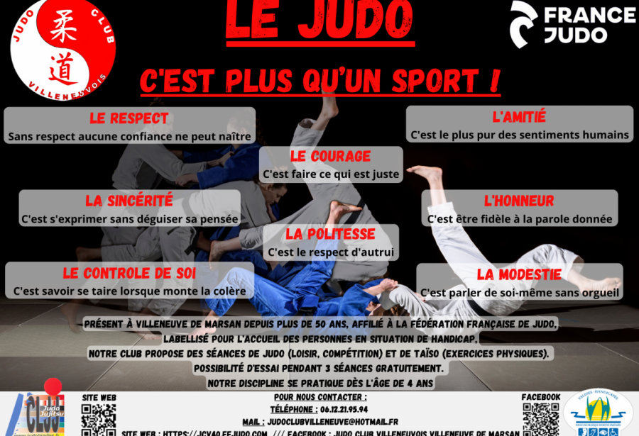 Jeudi 31 août 2023 rentrée au Judo pour la saison 2023-2024