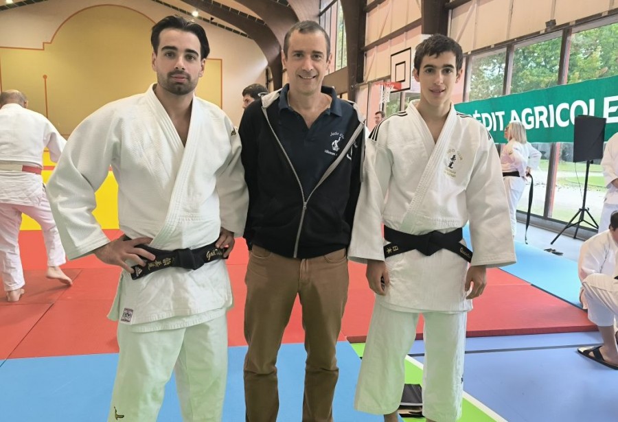 Stage Régional de Rentrée à Soustons : Quentin, Gaël et Jp