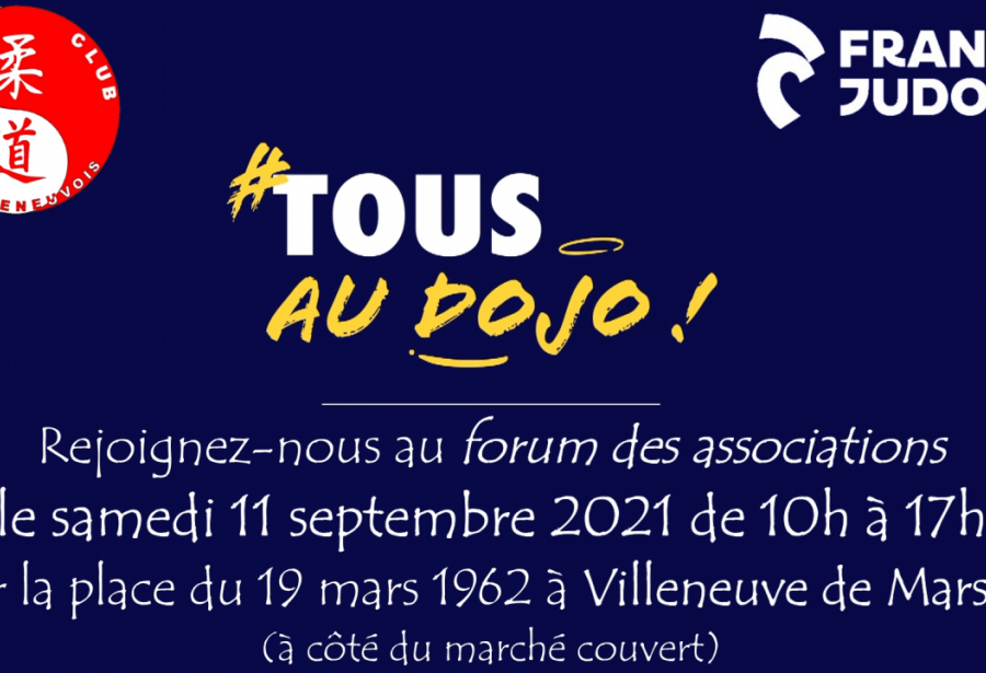 Samedi 11 septembre : rdv pour le forum des associations