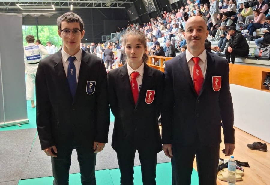 Quentin, Romane et Dominique en officiel sur les championnats régionaux cadets