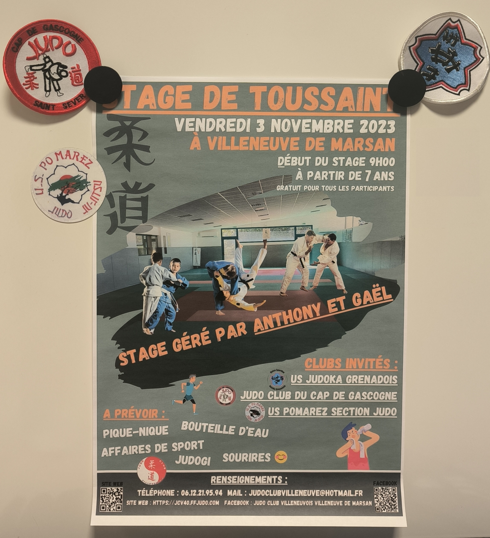 Stage Sportif Toussaint 2023 à Villeneuve de Marsan